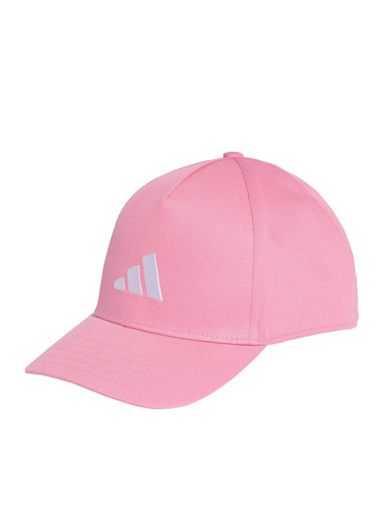 adidas Kids' Jockey Fabric Hat Pink