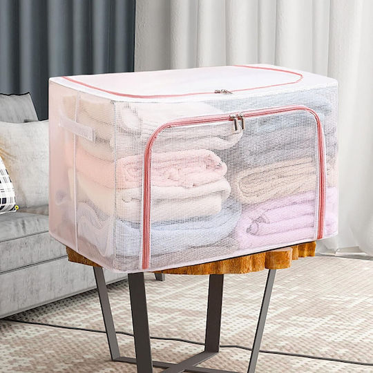 Alista Home Casetă Textilă de Depozitare pentru Pătură/Duvet și Haine în Culoare Roșie 50x40x33cm