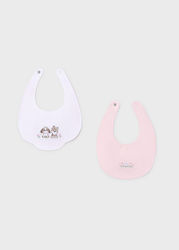 Mayoral Baby Lätzchen Stoff Rosa Babys 2 Stück