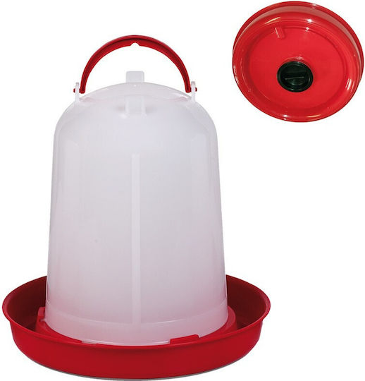 Copele Plastic Watering Can for Hens and Poultry with Capacity 8 Liters 31.5x31.5x5cm