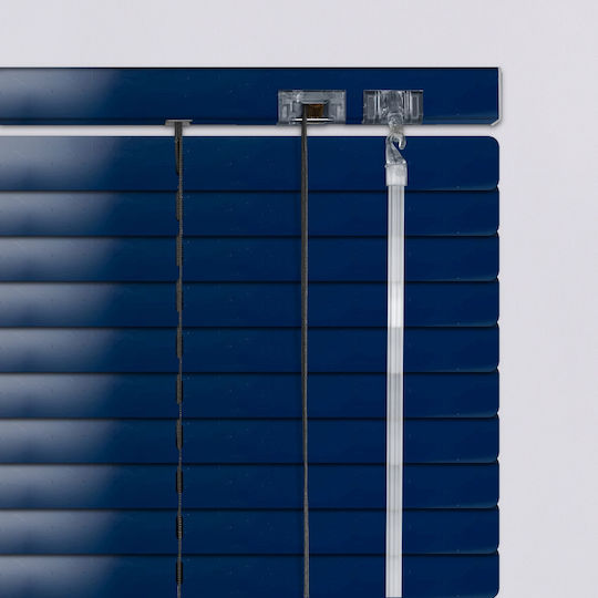 Elite Blinds 836571 Щора За Засенчване От Алуминий В Син Цвят Ширина 100хВисочина 200см