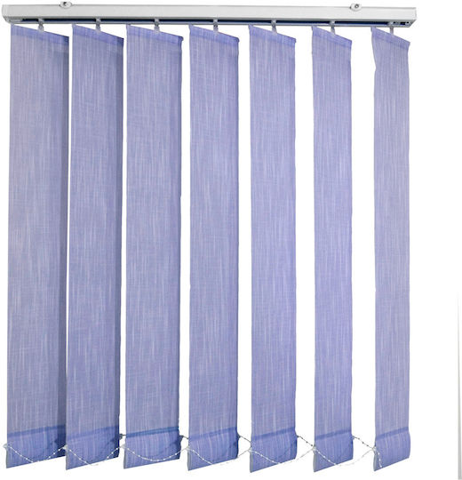 Elite Blinds 624015 Fabric Blinds in Blue Colour Width 100cm x Height 100cm