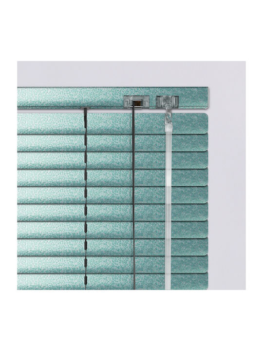 Elite Blinds 837001 Aluminum Blinds in Turquoise Colour Width 100cm Height 200cm