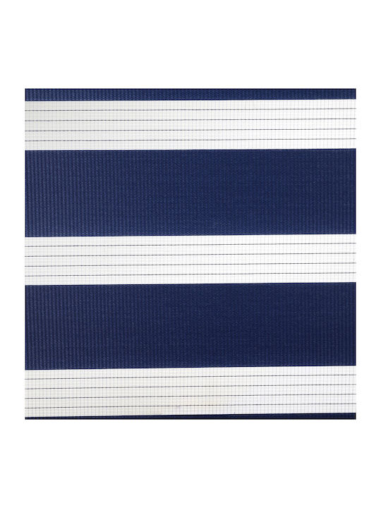 Elite Blinds Rollos Schatten 525875 Partieller Blackout Doppelt Blau P60xH60cm