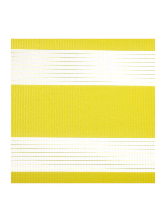 Elite Blinds Roller Blinds 525843 Partial Blackout Double Yellow P100xY100cm MHB-6614-100x100