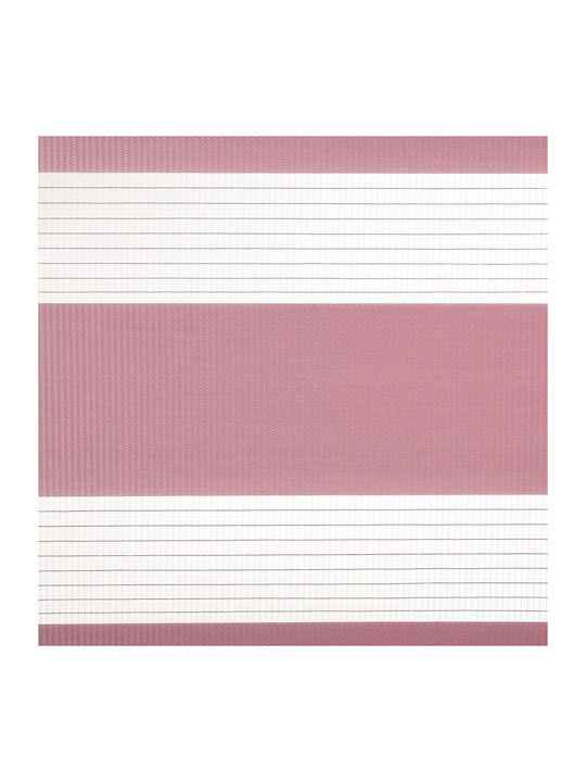Elite Blinds Ρόλερ Σκίασης 525851 Μερικής Συσκότισης Διπλό Ροζ Π100xΥ100εκ. MHB-6622-100x100