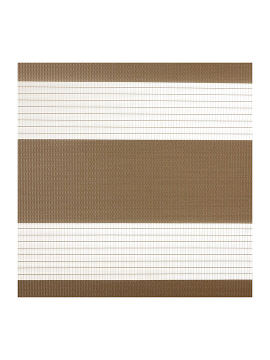 Elite Blinds Rollos für Schatten 525859 Partieller Blackout Doppelt Orange P200xH100cm