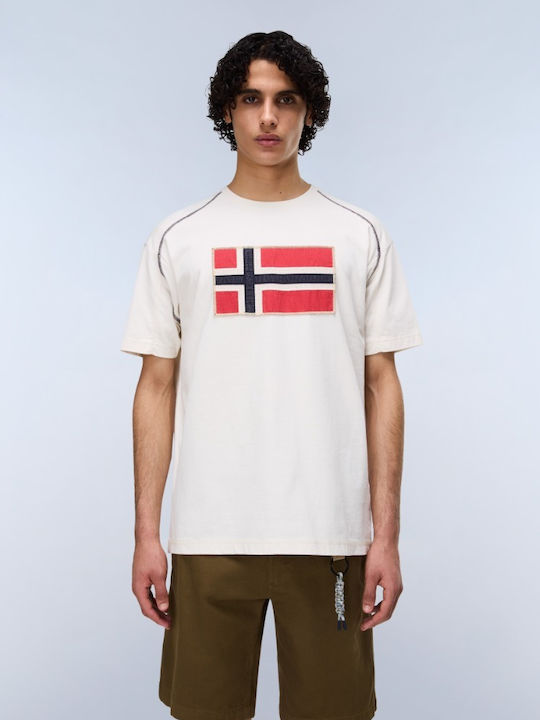 Napapijri T-shirt Εκρού