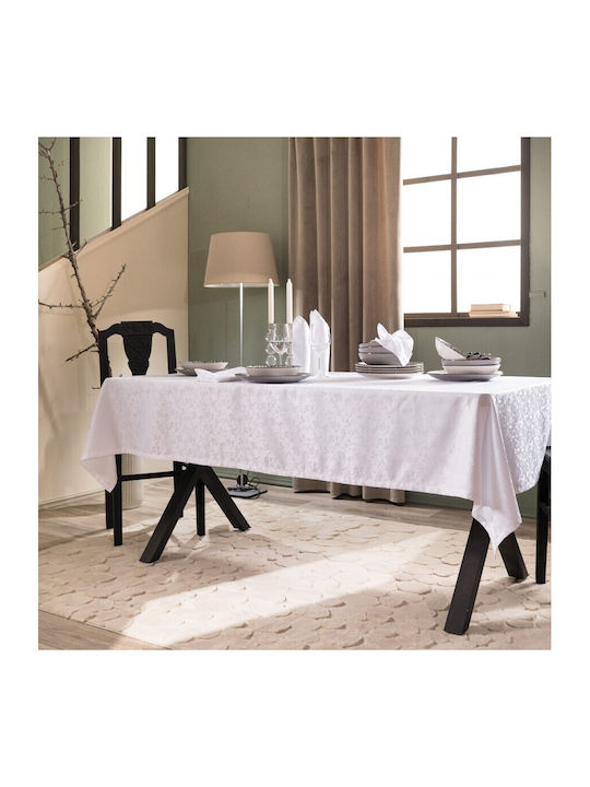 Teoran Tablecloth Cholet Gray 160x250cm