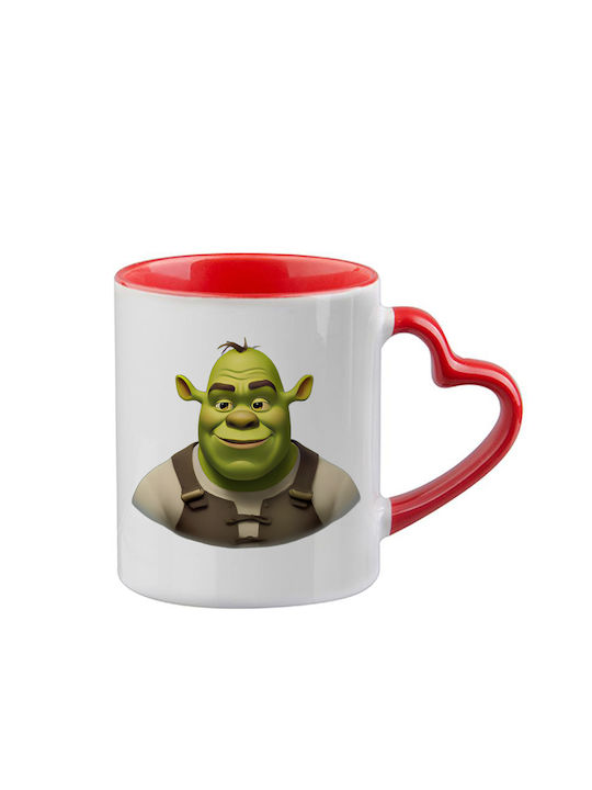Shrek Tasse Rote Herz Innenseite