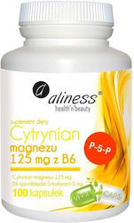 Aliness Magnesium Citrate 125mg 100 κάψουλες