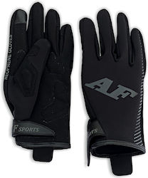 AF Sports Neoprene Winter Men's Riding Gloves Neoprene Black
