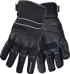 AF Sports Double Line Winter Men's Motorcycle Gloves Waterproof Black