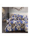 First Choice Set Huse Pentru Pilote Duble Cu 2 Fețe De Pernă Și 1 Cearceaf 200x220cm Bej