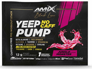 Amix Black Line Yeep Pump NO CAFF Supplement Pre-Workout 12gr