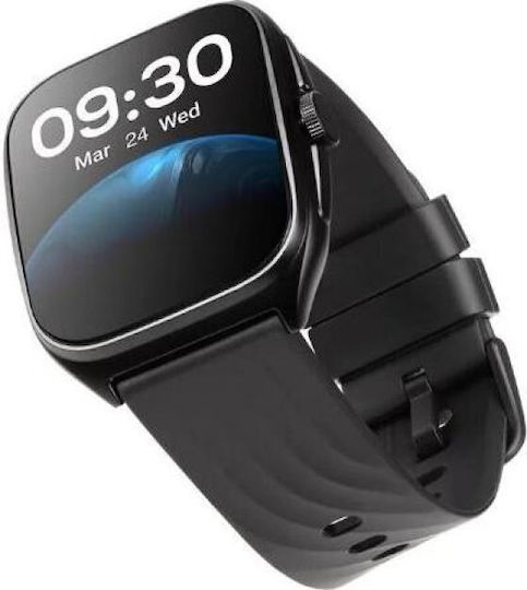 TTEC Tempus Pro 47mm Smartwatch mit Herzfrequenzsensor (Schwarz)