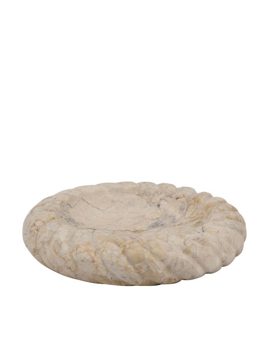 Artekko Dekorative Platte Marmor Beiges 21.6x21.6x5cm Artekko Dekorative Platte Marmor Beiges 21.6x21.6x5cm