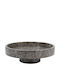 Artekko Decorative Marble Platter Gray 25x25x8cm