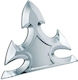 Kuryakyn Silver Motorcycle Rear Wheel Fender