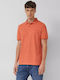 Herrenblusen Polo T-Shirt Orange