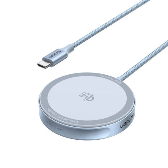 Ugreen Асимов Зарядно Устройство Qi2 GaN 25W Сиво (W753)