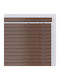 Elite Blinds 815215 Jalousie Schattierung Hölzernes in Brauner Farbe P100xH200cm