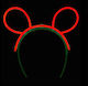 Decorative Garland Alista Home Plastic Fluorescent Party Accessory Red