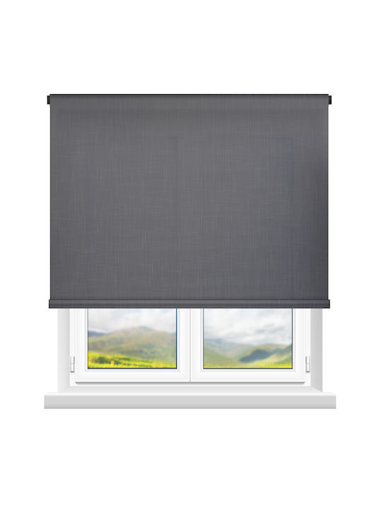 Elite Blinds Roller Blinds 479002 Partial Blackout Gray Width 100cm Height 100cm