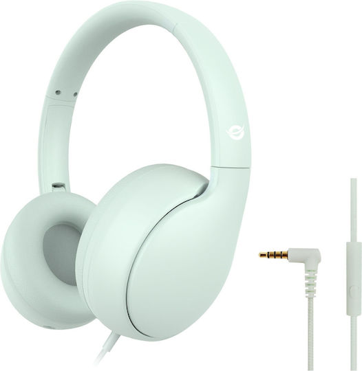 Conceptronic PARRIS04GT Verkabelte Kinder Am Ohr Grüne Kopfhörer