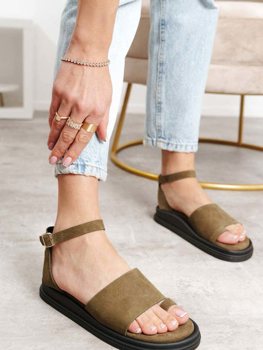 Sandale Casual Damă Flatforme Fază Cataramă