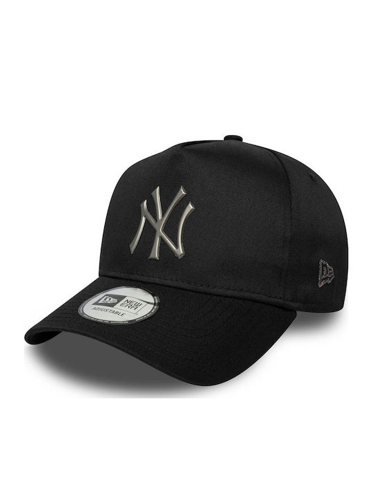 New York Yankees Mlb Men's Jockey with Flat Visor Black