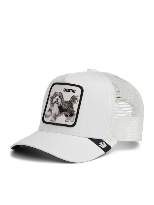 Căciulă Jockey Bestie Trucker Câine Alb Goorin Bros