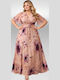 Summer Maxi Dress for Wedding / Christening Beige