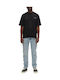 Men's Elastic Blue Jeans Pants