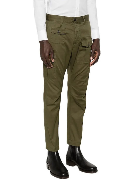 Dsquared2 Παντελόνι Cargo Λαδί