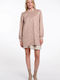 Long Women's Bomber Jacket Smoked Pearl