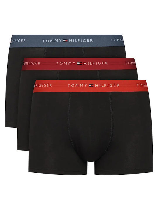 Tommy Hilfiger Μποξεράκια 3Pack Μαυρο Tommy Hilfiger Μποξεράκια 3Pack Μαυρο