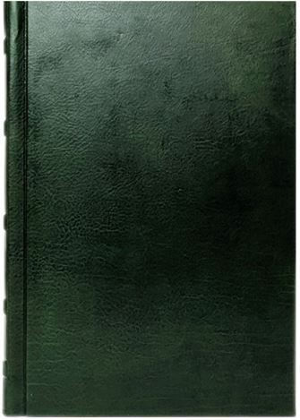Hochzeitswunschbuch Grünes Leder Antik 31x21 cm