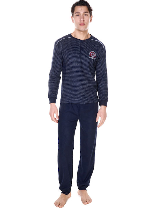 Comfort Winter Men's Pyjama Blue