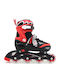 Αθλοπαιδιά Inline Αυξομειούμενα Rollers Κόκκινα Παιδικά