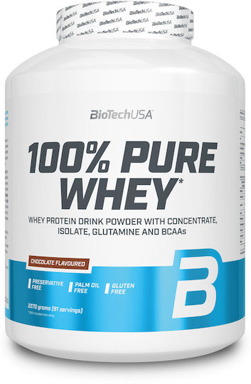 Biotech USA 100% Pure Whey Whey Protein with Rich Chocolate Flavor 2.27kg