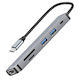 LinQ USB-C Docking Station With HDMI 4K PD Gray (ID7964)