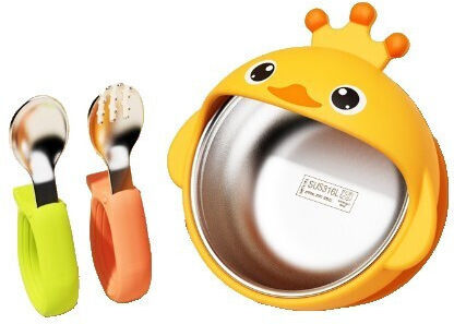 Alista Home Set De Masă Din Silicon Gri 3 Piese