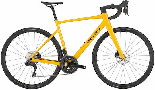 Scott Addict 40 28" 2026 Κίτρινο Ποδήλατο Δρόμου με Ταχύτητες