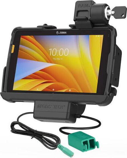Ram Mounts Ram Tough-dock Power + Dual Usb Lock Zebra Et4x 8" Tablet Multicolor