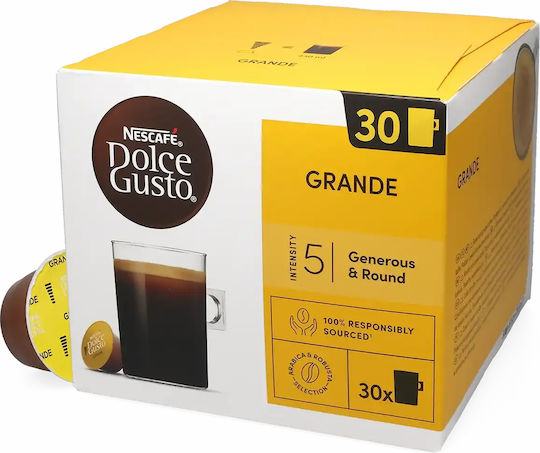 Nescafe Κάψουλες Espresso Συμβατές με Μηχανή Dolce Gusto 30caps