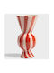 &Klevering Decorative Ceramic Red Vase Y29.5cm