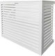 Decoclim 68x90x45cm Κάλυμμα Εξωτερικής Μονάδας Κλιματιστικού Λευκό