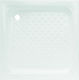 Tema Square Porcelain Shower Tray 72x72cm White