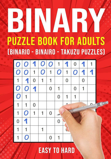 Easy To Hard Binary Puzzle For Adults Binario Binairo Takuzu Math Logic ...